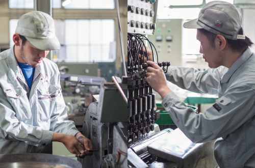 精密シャフト加工技術
